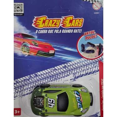 Imagem de Carrinho Crazy Cars O Carro Que Pula Quando Bate, Verde 49 dr7 racing