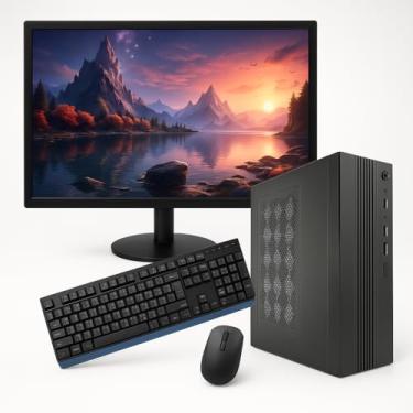 Imagem de Mini CPU com Monitor 19” | Intel Core i3 6ª Geração, 16GB RAM, SSD 480GB, Windows 11 | Computador Completo Compacto Pronto para Uso