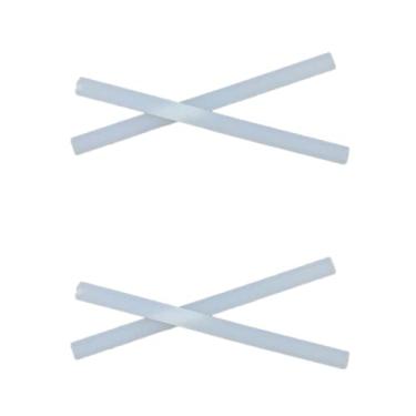 Imagem de NicelyFit Meias de reposição para óculos de sol Oakley Pitchman OX8050 OX8096 OX8105 OO9439, Branco leitoso 2p, 69mm