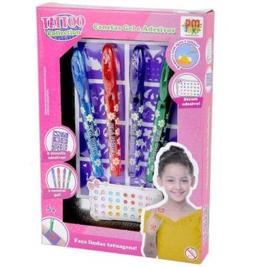 Imagem de Tattoo collection canetas gel - DM TOYS
