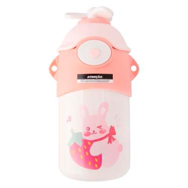 Imagem de GARRAFA TÉRMICA INFANTIL ALÇA 550ML AÇO INOX E PLÁSTICO 8,5CM X 8,5CM X 20CM