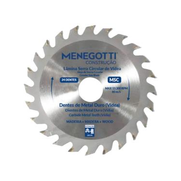 Imagem de Disco Serra Circular Vídea 7 Pol (180mm) 24 Dentes MSC Menegotti