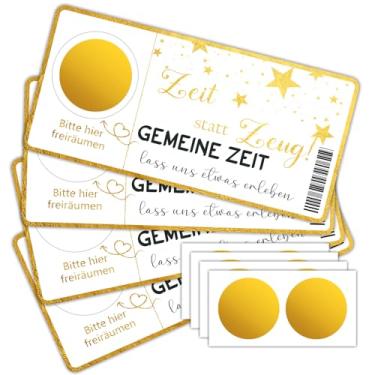 Imagem de 20 peças de raspadinhas, cartão de raspadinha Time Instead of Stuff, cupons de amor para marido/esposa, presente de aniversário para ele ela, para preencher você mesmo, presente de aniversário