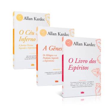Imagem de Kit Allan Kardec 03 livros: A Gênese, O Céu e o Inferno e O Livro dos 