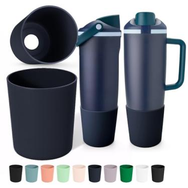 Imagem de Mity rain 2 peças de bota superior compatíveis com Owala 850.5 g e 1,134 g FreeSip Sway Bottles & Tumbler - acessórios de garrafa de água para botas altas, proteção aprimorada, estabilidade e