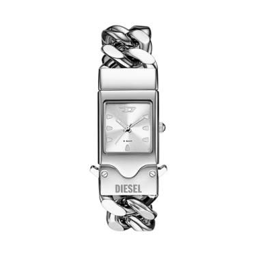 Imagem de Diesel Relógio masculino de aço inoxidável com três ponteiros Closer (modelo: DZ2225)