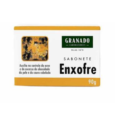 Imagem de Granado Sabonete Enxofre 90g Esfoliante Acne Espinhas Cravos Diminui a Oleosidade 7896512900043 COT