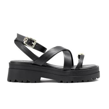 Imagem de Sandália Ramarim Plataforma Feminina Tratorada 2538204