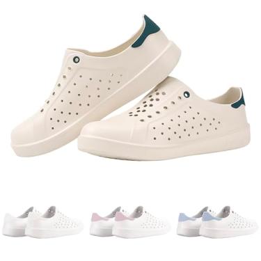 Imagem de People Footwear Sapatos aquáticos de EVA sem cadarço para homens e mulheres, design unissex leve e confortável, durável, antiderrapante, impermeável para atividades ao ar livre, Ace 2.0 - branco