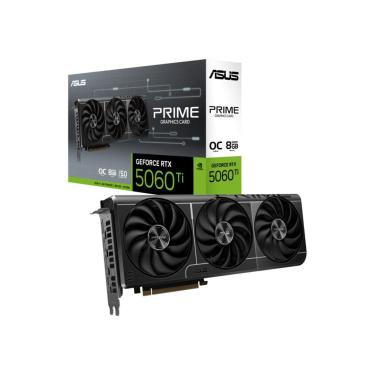 Imagem de Placa de Video ASUS Prime Geforce RTX 5060 TI OC 8GB GDDR7 128 BITS - PRIME-RTX5060TI-O8G