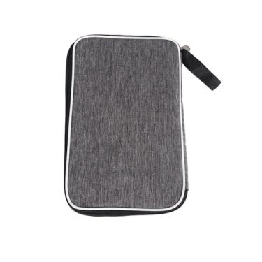 Imagem de menolana Capa para raquete de tênis de mesa, suporte para raquete de pingue-pongue, organizador leve para viagem, equipamento esportivo, comporta 2 raquetes e