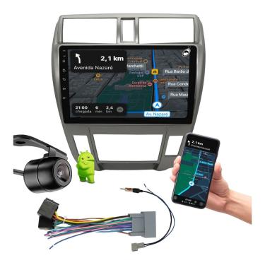 Imagem de Multimidia 10" City 2008 a 2014 Ar Digital Android Auto CarPlay + Câmera de Ré