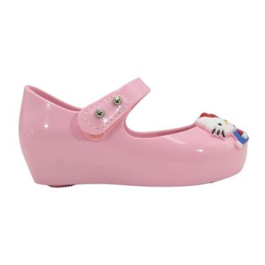 Imagem de Sapatilha Mini Melissa Ultragirl + Hello Kitty Baby Rosa