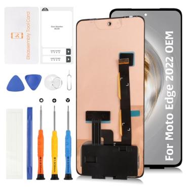 Imagem de Olivechard Tela LCD OLED original para Motorola Moto Edge 2022 OEM substituição de tela LCD de 6,6 polegadas XT2205 XT2205-1 XT2205-3 Tela LCD sensível ao toque com ferramentas de reparo