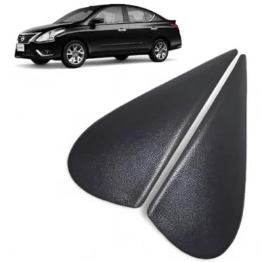 Imagem de Par Acabamento Externo Paralama Proteção Retrovisor Compatível Com Versa 2011 Á 2020
