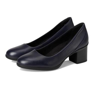 Imagem de Clarks Sapato feminino Shaya Poppy, Couro marinho, 34