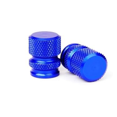 Imagem de Tampa de válvula de pneu de roda de motocicleta compatível com Y&AMAHA MT07 FZ07 MT09 FZ09 FJ09 MT03 MT25 MT125 MT10 FZ10 MT-07 2021-2024 (azul T)