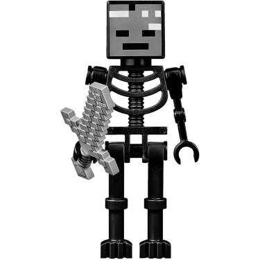 Imagem de Lego Minecraft Comer Skeleton Minifigure com Espada