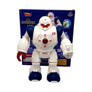 Imagem de Robô com luz e som robot warriors anda pra frente e trás - zoop toys z