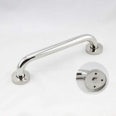 Imagem de XNXWDZ Barra de apoio de parede para banheiro com deficiência, barra de apoio de segurança, barra de apoio de aço inoxidável, adequada para banheiro (58 cm)