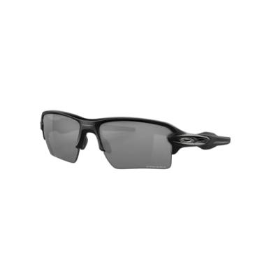 Imagem de Oakley Óculos de sol retangulares Flak 2.0 XL OO9188 | Pacote com kit de limpeza e bolsa de microfibra branca, Preto fosco/Prizm Black