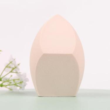 Imagem de Puff de maquiagem de esponja de tamanho grande para mulheres, macio, suave, molhado e seco, base, corretivo, pó de três cortes para cosméticos