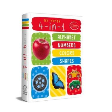 Imagem de My First 4 In 1 Alphabet Numbers Colours Shapes - Padded Board Books