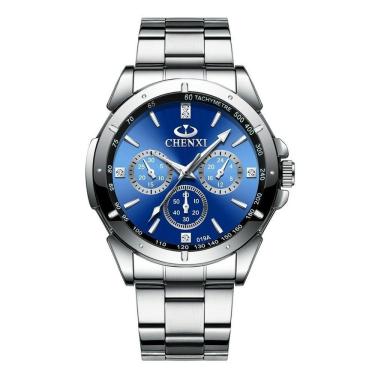 Imagem de Relógio Masculino Chenxi Cx-019a à Prova D'água Azul