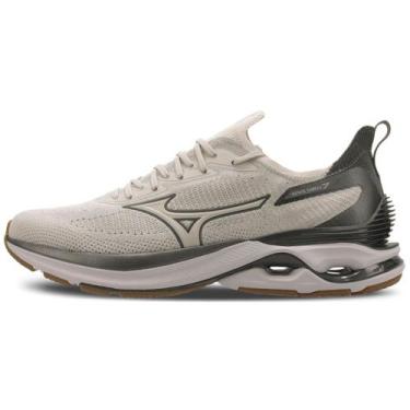 Imagem de Tênis de Corrida Masculino Mizuno Wave Mirai 7, Bege, 38