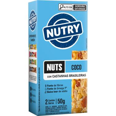 Imagem de Barra de Nuts Coco Nutry 50g 2 Unidades