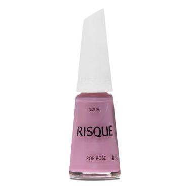Imagem de Esmalte Risqué Rosa Natural Pop Rose 8ml, 8ML, Rosa