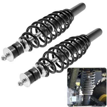 Imagem de Conjunto de amortecedor dianteiro esquerdo e direito serve para John Deere Gator UTV, HPX, HPX 615E, 815E, XUV620I, XUV850D, substitui AM137957, AM135372 pré-montado com buchas e arruelas (pacote com
