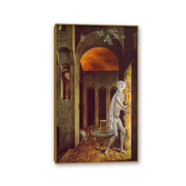 Imagem de Remedios Varo Decoração de parede Abut impressões em tela pintura surrealismo arte de parede decoração de casa Remedios Varo pôster presente para quarto sala de estar 100 x 60 cm (39 x 24 pol) moldura