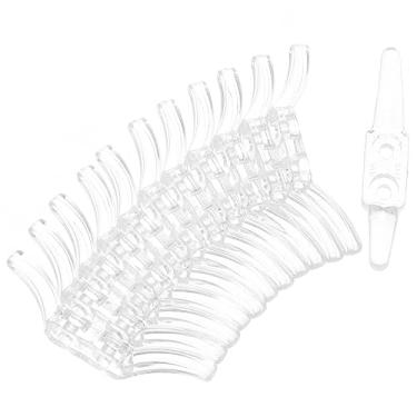 Imagem de 12 peças de travas transparentes para persianas, ganchos de segurança para persianas, enroladores de corda para cortinas de janela, acessórios para gerenciamento