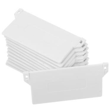 Imagem de 12 peças de placas verticais de plástico para persianas de rolo acessórios para persianas de janela domésticas e fácil instalação