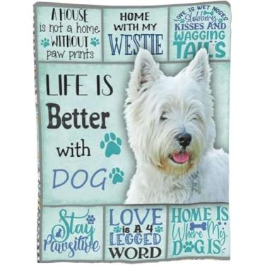 Imagem de Cobertor de cachorro fofo decoração animal cobertor de cachorro presentes para meninas meninos super quente macio pelúcia leve flanela cobertor de inverno sofá cobertor de cama para crianças adultos