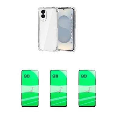 Imagem de 3UN Película de Cerâmica 9D + Capa Anti Impactos Samsung Galaxy S25 ed