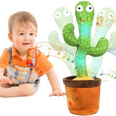 Imagem de Cacto Dançante e Falante Recarregável – Brinquedo Musical Infantil que Fala, Dança, Brilha e Repete Sons, Estimula a Fala e o Desenvolvimento das Crianças Roupas Sortidas
