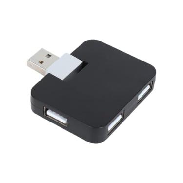 Imagem de Hub USB 3.0 dobrável de 4 portas – Hub de dados de alta velocidade de 5 Gbps com portas espaçadas, plug-and-play para laptop, desktop e Smart TV
