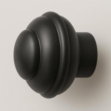 Imagem de Kit 2 Ponteiras para Cortina Bola Oca 28mm (Varão Grosso) - Decoração 