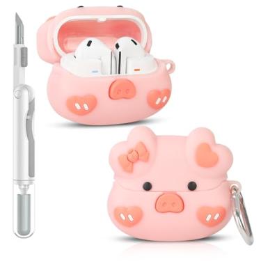 Imagem de Capa para Samsung Galaxy Buds 3/3 Pro (2024) | para fones de ouvido Galaxy Buds 3 FE (2025) | Capa protetora de carregamento de silicone | Design de pele de vários estilos | com kit de limpeza e