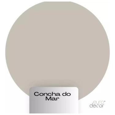 Imagem de Tinta Borracha Líquida 4kg Cores Impermeável Eurodecor, Cinza Concha d