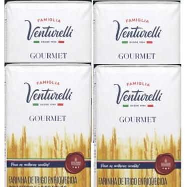 Imagem de Farinha de Trigo de 1 Kg, Tipo 1, Linha Gourmet, Famiglia Venturelli. (4KG)