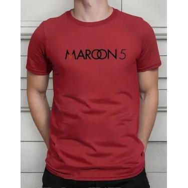 Imagem de Camiseta Camisa Adulto Feminina Masculina Algodão Banda Pop Show Maroo