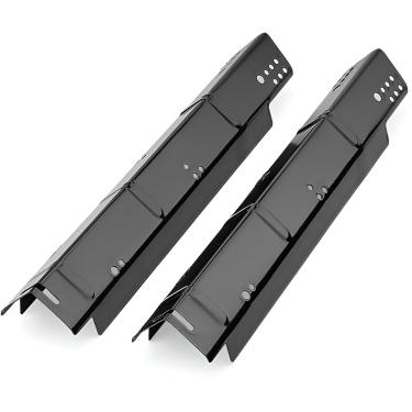 Imagem de Outdoor Bazaar Pacote com 2, placas térmicas de 36,8 cm para modelos de churrasqueira Dyna Glo 3 queimadores DGH353CRP, DGH373CRP e DGH371CRF, aço esmaltado porcelana