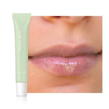 Imagem de HHLTOH 1 protetor labial matizado para maquiagem, creme labial hidratante Squeeze, cosmético, cuidado feminino, brilhante, nutritivo, brilho labial brilhante, adequado para lábios secos, cor de longa