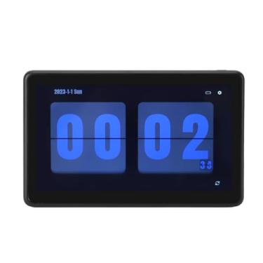 Imagem de TOPINCN Relógio Digital de Mesa, Relógio de Mesa Digital Com Conjunto Automático para Mesa de Cabeceira, Relógio Elétrico Flip Com Lembretes para Uso Doméstico