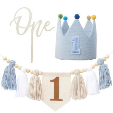 Imagem de Conjunto de decorações de festa de aniversário JUIIZAY para menino