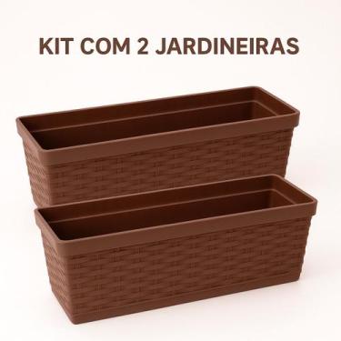 Imagem de Vaso para plantas Floreira Jardineira grande13 Litros Horta Mudas sucu