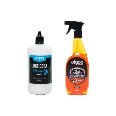 Imagem de Kit Óleo cera bike Algoo Premium + desengraxante-Unissex